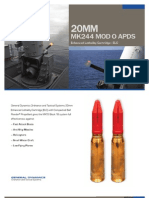 20mm MK244 MOD O APDS Enhanced Lethality Cartridge - ELC