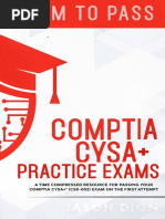 CompTIA CySA+ CS0-003 Study Notes | PDF | Crime Prevention | Security