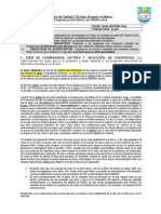 Prueba de Unidad I, 3ro Medio 2019