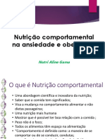 Nutrição Comportamental Na Ansiedade e Obesidade