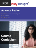 QT Advance Python Course Content