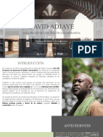 David Adjaye - Ana Naranjo - Presentación