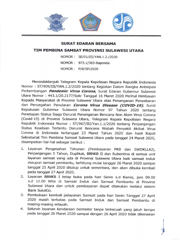 Surat Edaran | PDF