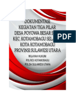 Data Dukung Tiga Pilar Desa Poyowa Besar Satu Polres Kotamobagu.