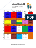 Horario 2023