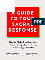 Pure Generators - Sacral Response Guide