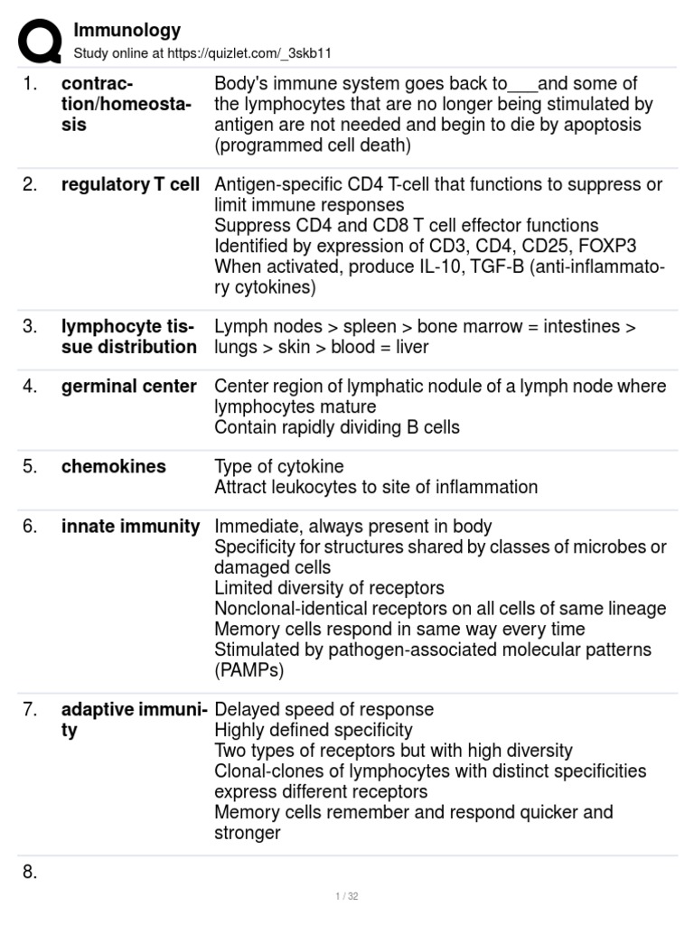 Immunology Basics for Students | PDF | Major Histocompatibility Complex ...