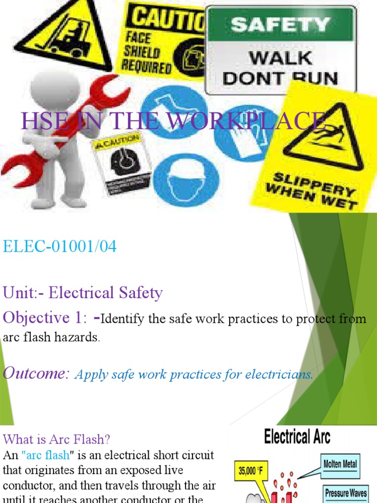 Electrical Safety PDF Personal Protective Equipment Electric Arc