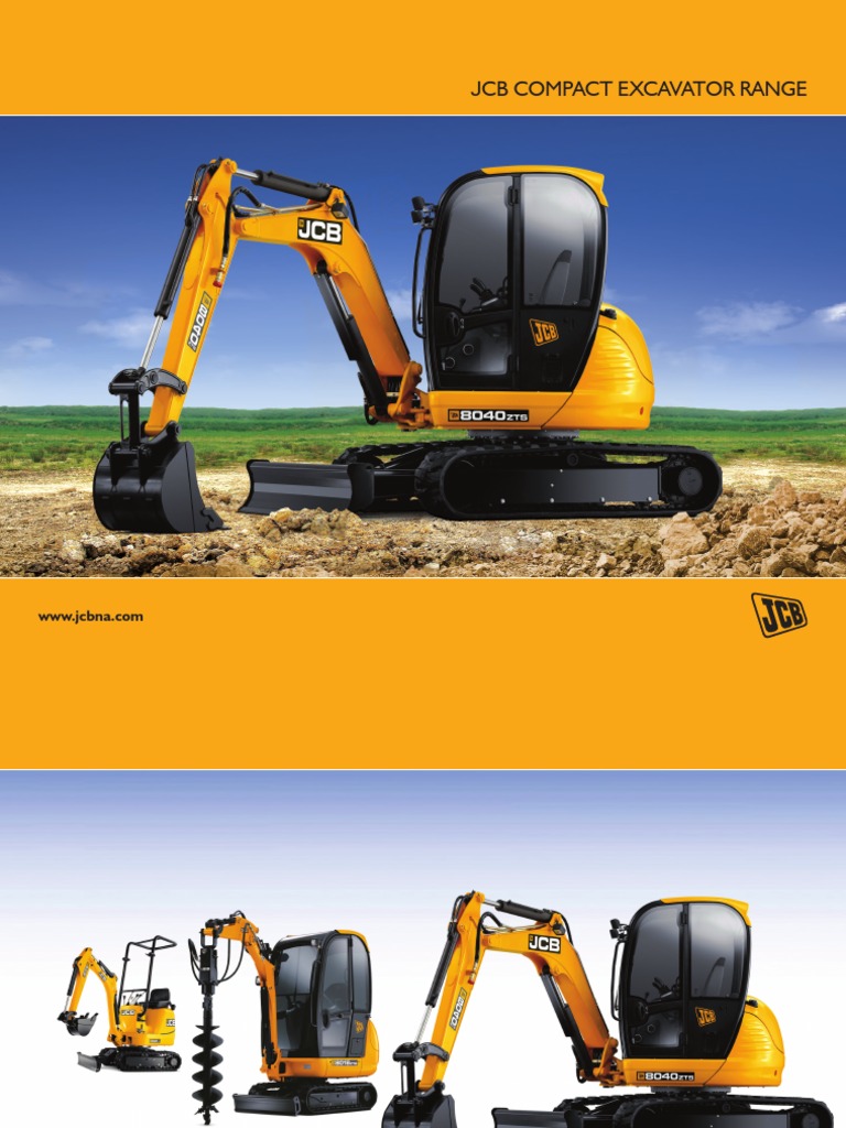 JCB Compact Excavator Specifications | PDF | Loader (Equipment ...