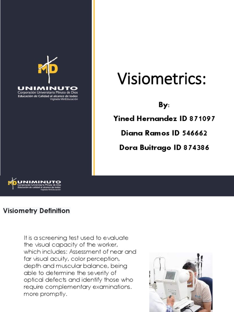Occupational Visiometry Overview | PDF