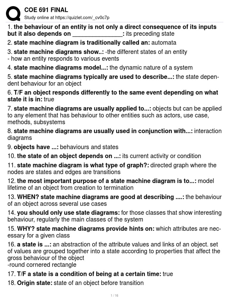 Quizlet PDF Risk Computer Programming