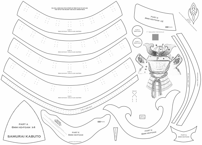 Samurai Helmet SKS Props | PDF