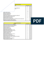 Lista de Materiales Hidraulico y Sanitario