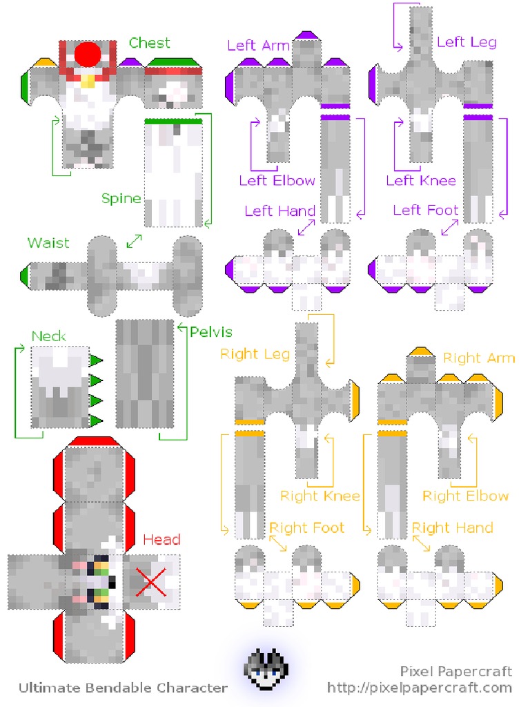 Minecraft Bendable Character | PDF