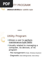 Utility Program