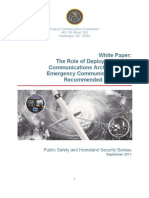 The Role of Deployable Aerial Communications Architecture in Emergency Communications and Recommended Next Steps