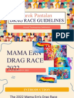 DRAG RACE GUIDELINES