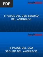 5 Pasos Del Uso Seguro Del Amoniaco