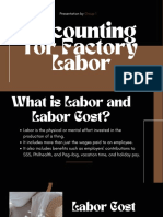 Accounting For Factory Labor