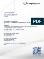 Aviso de Dispensa Eletronica 75.2023 Servico MNT Corretiva Do Sistema Fotovoltaico