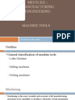 Manuf. Tech. - Machine Tools