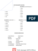 Daftar Kelompok & Perlengkapan Bantara 2023