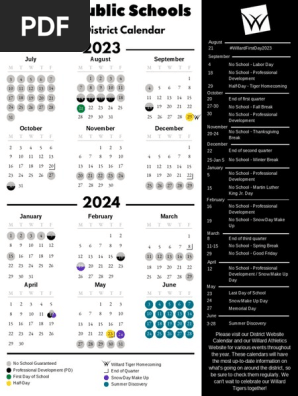 2023-2024 student calendar