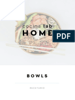 Cocina Lab Home - Bowls - Recetario