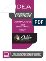 Calendario Académico: Alumnos Idea