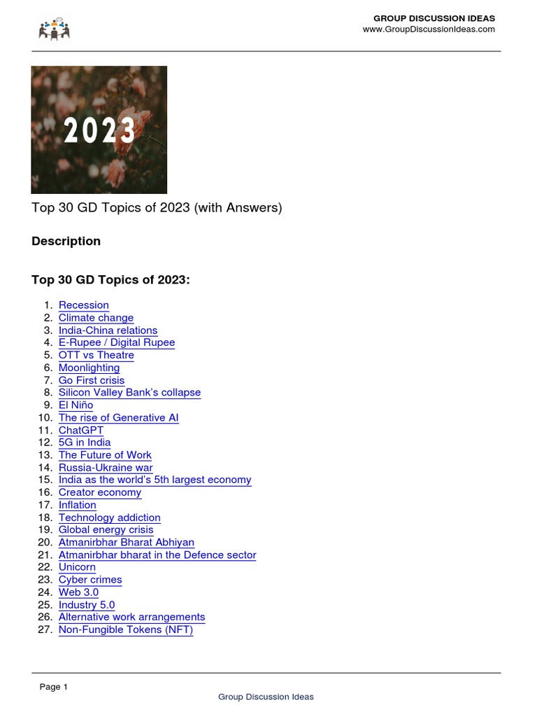 top-30-gd-topics-of-2023-with-answers-pdf