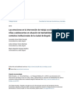 Las Emociones en La Intervención de Trabajo Social Con Niños Niñ