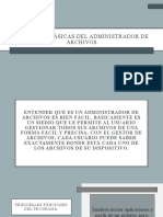 Funciones Básicas Del Administrador de Archivos