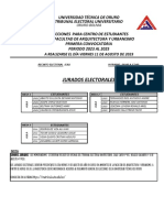 Jurados Electorales Centro de Estudiantes F.A.U. 2023