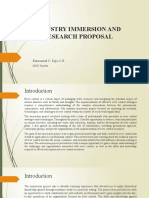 Engr. Emmanuel Taja Immersion Paper