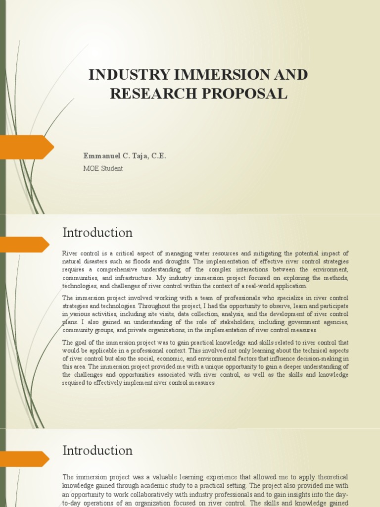 River Control Industry Immersion Insights | PDF | Deep Foundation ...