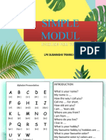 Simple Modul (Adult)