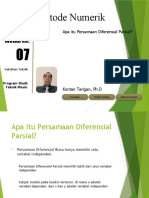 Apa Itu Persamaan Diferensial Parsial