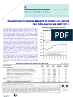 Chômage en Août/document Intégral