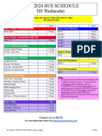 Current Bus Schedule - Hs Wed 2023-2024