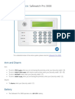 Safewatch Pro 3000 Quick Guide