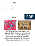 Batik Jetis SDA Faizal X-TKJ2