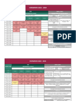 Horarios Cuarto Ano 23 24