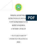 Kertas Kerja Hantaran Kretif Bola Jaring 2022