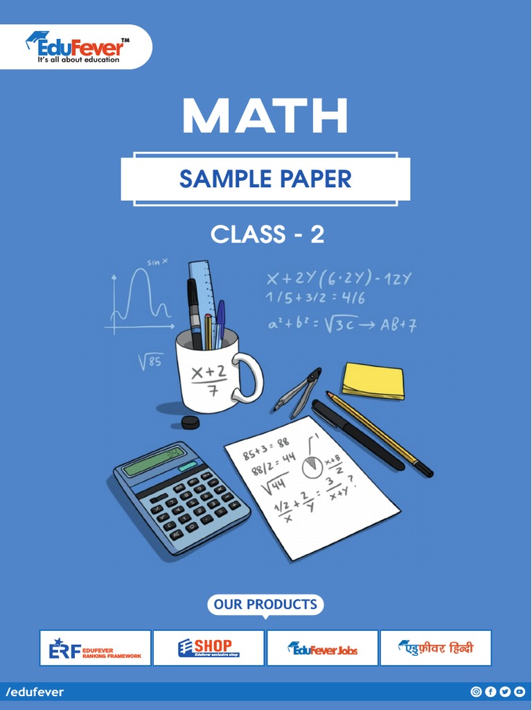 Class 2 Math Sample Paper 2 PDF