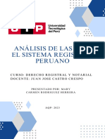 Analisis de Las Tic y El Sistema Registral Peruano