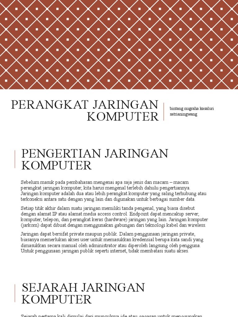 Perangkat Jaringan Komputer Pdf