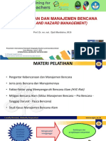 Materi Bencana Dan Manajemen Kebencanaan - Dr. Djati Mardiatno