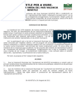 26 D'agosto de 2011 - Moció 2 Participació Actes Religiosos