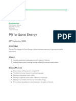 Quote - Sunai Energy PR Proposal by Promotehour