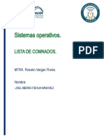 Lista de Comandos - 103034